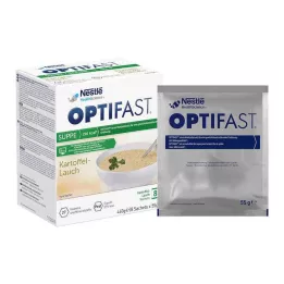 Optifast zuppa casalinga di patate e porri in polvere, 8x55 g