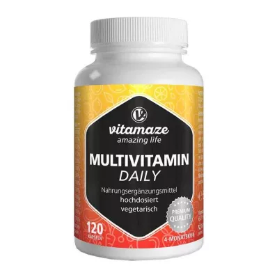 MULTIVITAMIN DAILY senza iodio capsule vegetali, 120 pz