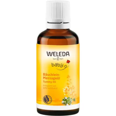 WELEDA Olio per il massaggio del pancino, 50 ml