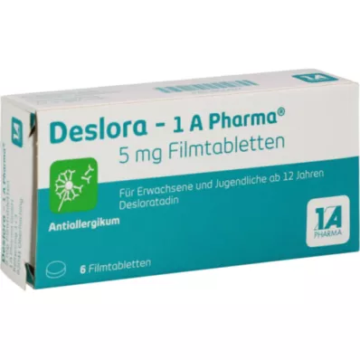 DESLORA-1A Pharma 5 mg compresse rivestite con film, 6 pz