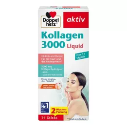 DOPPELHERZ Collagen 3000 Liquid Sticks, 14 pezzi