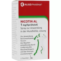 NICOTIN AL 1 mg/spray puff spray per lapplicazione nel cavo orale, 2 pz