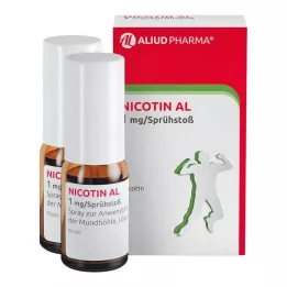 NICOTIN AL 1 mg/spray puff spray per lapplicazione nel cavo orale, 2 pz