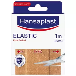 HANSAPLAST Gesso elastico 8 cmx1 m, 1 pz