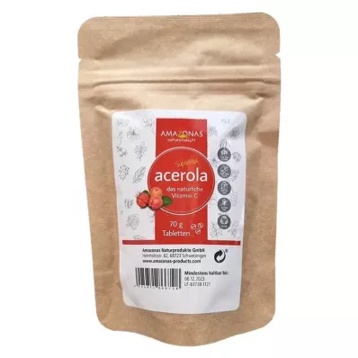 ACEROLA VITAMIN C senza zucchero aggiunto pastiglie, 70 g