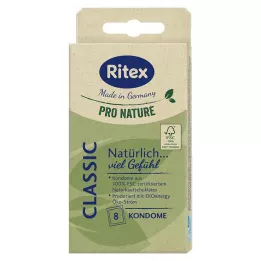 RITEX PRO NATURE CLASSIC Preservativi, 8 pezzi