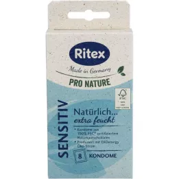 RITEX PRO NATURE SENSITIV Preservativi, 8 pezzi