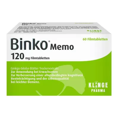 BINKO Memo 120 mg compresse rivestite con film, 60 pz BINKO Memo 120 mg compresse rivestite con film, 60 pz