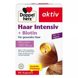 DOPPELHERZ Capelli Capsule Intensive+Biotina, 80 Capsule
