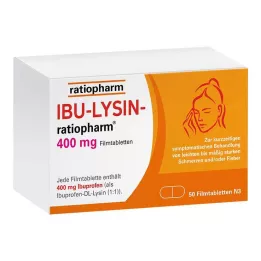 IBU-LYSIN-ratiopharm 400 mg compresse rivestite con film, 50 pz