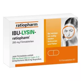 IBU-LYSIN-ratiopharm 293 mg compresse rivestite con film, 10 pz