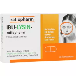 IBU-LYSIN-ratiopharm 293 mg compresse rivestite con film, 20 pz