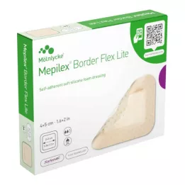 MEPILEX Border Flex Lite Foam Dressing 4x5 cm, 10 pz
