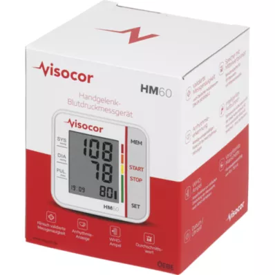 VISOCOR Misuratore di pressione da polso HM60, 1 pz