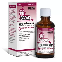 BROMHEXIN Hermes Arzneimittel 8 mg/ml gocce, 50 ml