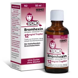 BROMHEXIN Hermes Arzneimittel 12 mg/ml gocce, 50 ml