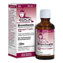 BROMHEXIN Hermes Arzneimittel 12 mg/ml gocce, 50 ml
