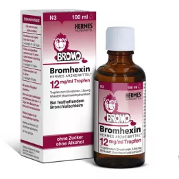 BROMHEXIN Hermes Arzneimittel 12 mg/ml gocce, 100 ml
