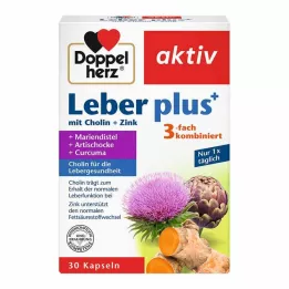 DOPPELHERZ Fegato plus con colina+zinco in capsule, 30 pz