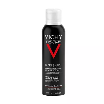 Schiuma da barba Vichy Homme antiirritazione cutanea, 200 ml Schiuma da barba Vichy Homme antiirritazione cutanea, 200 ml