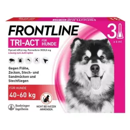 FRONTLINE Tri-Act soluzione in gocce per cani 40-60 kg, 3 pz
