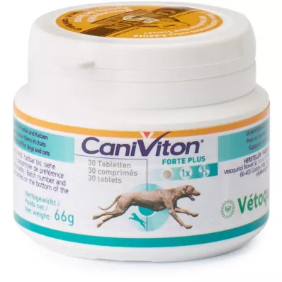 CANIVITON Forte Plus Erg.Futterm.Tbl.f.Dog/Cat, 30 pz