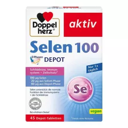 DOPPELHERZ Selenium 100 compresse depot in 2 fasi, 45 pz
