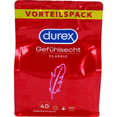 DUREX Preservativi sensibili in gossamer, 40 pezzi