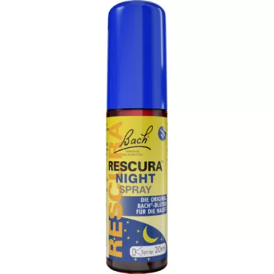 BACHBLÜTEN Rescura Spray Notte Originale senza alcool, 20 ml
