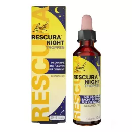 BACHBLÜTEN Gocce notturne originali Rescura senza alcool, 20 ml