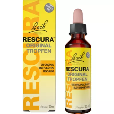 BACHBLÜTEN Rescura originale gocce senza alcool, 20 ml