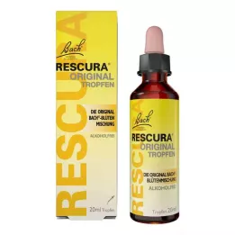 BACHBLÜTEN Rescura originale gocce senza alcool, 20 ml