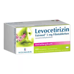 LEVOCETIRIZIN Fairmed 5 mg compresse rivestite con film, 100 pz