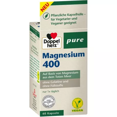 DOPPELHERZ Magnesio 400 capsule pure, 60 pezzi