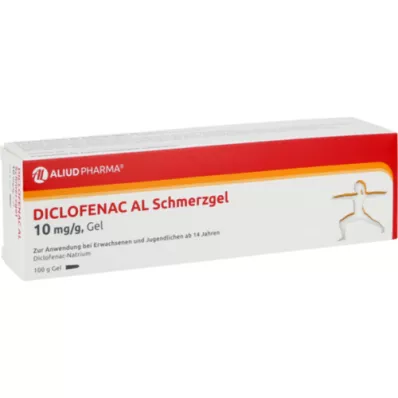 DICLOFENAC AL Gel per il dolore 10 mg/g, 100 g