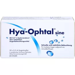 HYA-OPHTAL sine collirio, 30X0,5 ml