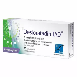 DESLORATADIN TAD 5 mg compresse rivestite con film, 20 pz