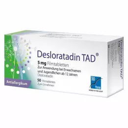 DESLORATADIN TAD 5 mg compresse rivestite con film, 50 pz