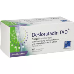 DESLORATADIN TAD 5 mg compresse rivestite con film, 100 pz