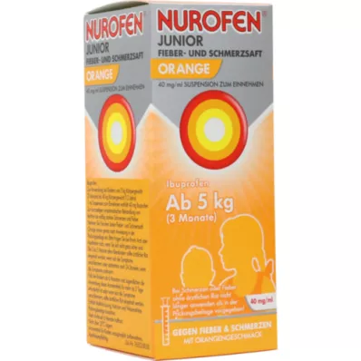NUROFEN Succo Junior Febbre e Dolore Arancia 40 mg/ml, 100 ml
