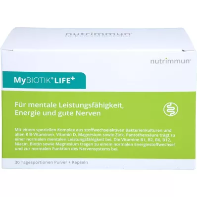 MYBIOTIK LIFE+ Confezione combinata 30x1,5 g Plv.+60 Cap., 1 pz