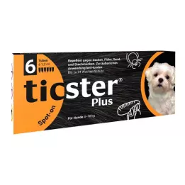 TICSTER Plus Soluzione spot-on per cani 4-10kg, 6X1.2ml