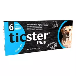 TICSTER Plus Soluzione spot-on per cani di oltre 25 kg, 6X4,8 ml