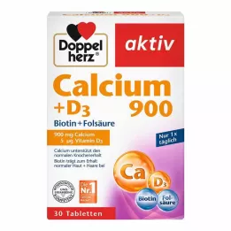 DOPPELHERZ Compresse di calcio 900+D3, 30 pz
