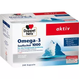 DOPPELHERZ Olio di pesce marino Omega-3 1000 Capsule, 240 Capsule
