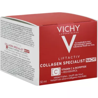 VICHY LIFTACTIV Crema notte specialista al collagene, 50 ml