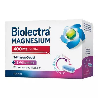 Biolectra Magnesium 400 mg deposito ultra trifase, 30 pz
