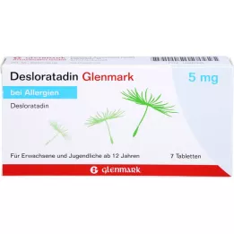 DESLORATADIN Glenmark 5 mg compresse, 7 pz