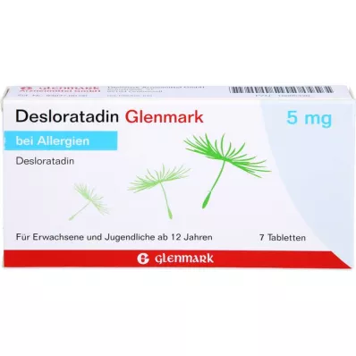 DESLORATADIN Glenmark 5 mg compresse, 7 pz