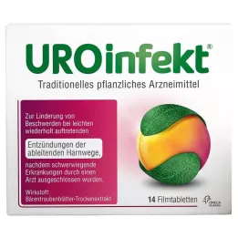 UROINFEKT 864 mg compresse rivestite con film, 14 pezzi